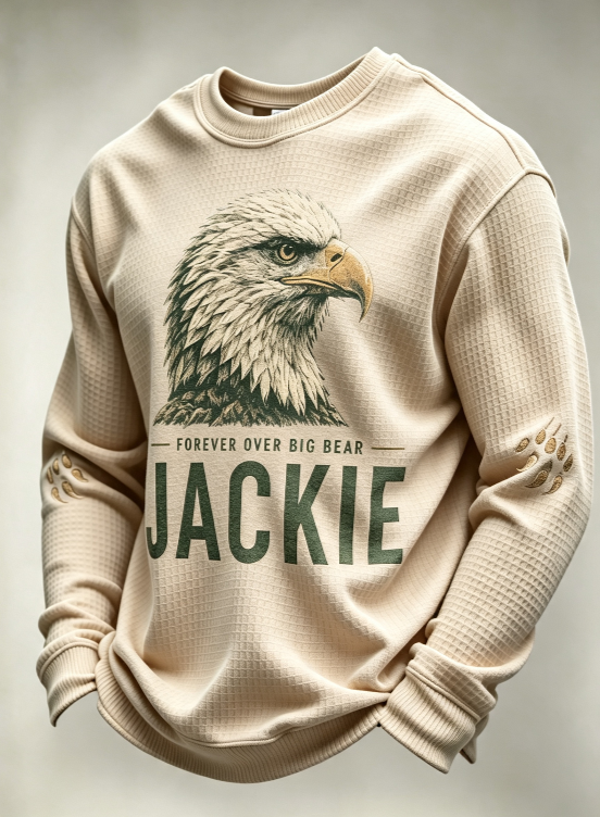 Men'S Fly Free Jackie Print Casual Sweatshirt
