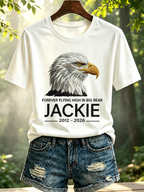 Women's Jackie Forever Our Queen Print  T-Shirt