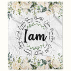 I Am Inspiration Christian Bible Verse Blanket