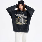 The Stone Was Rolled Away Christian Washed Sweatshirt