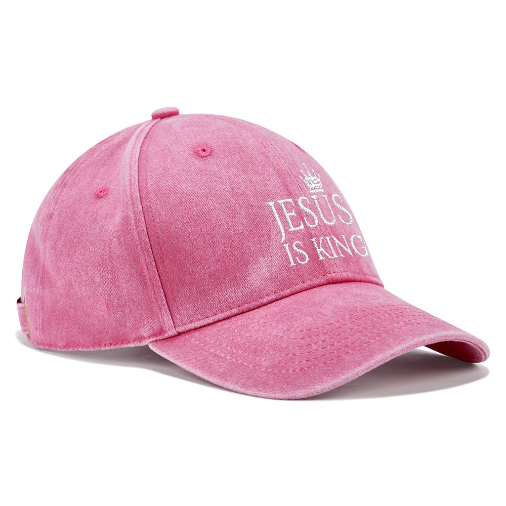 God Is Greater Christian Washed Hat