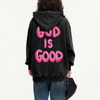God Is Good Christian Washed Hoodie