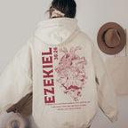 I Will Give You A New Heart And Put A New Spirit Christian Washed Hoodie