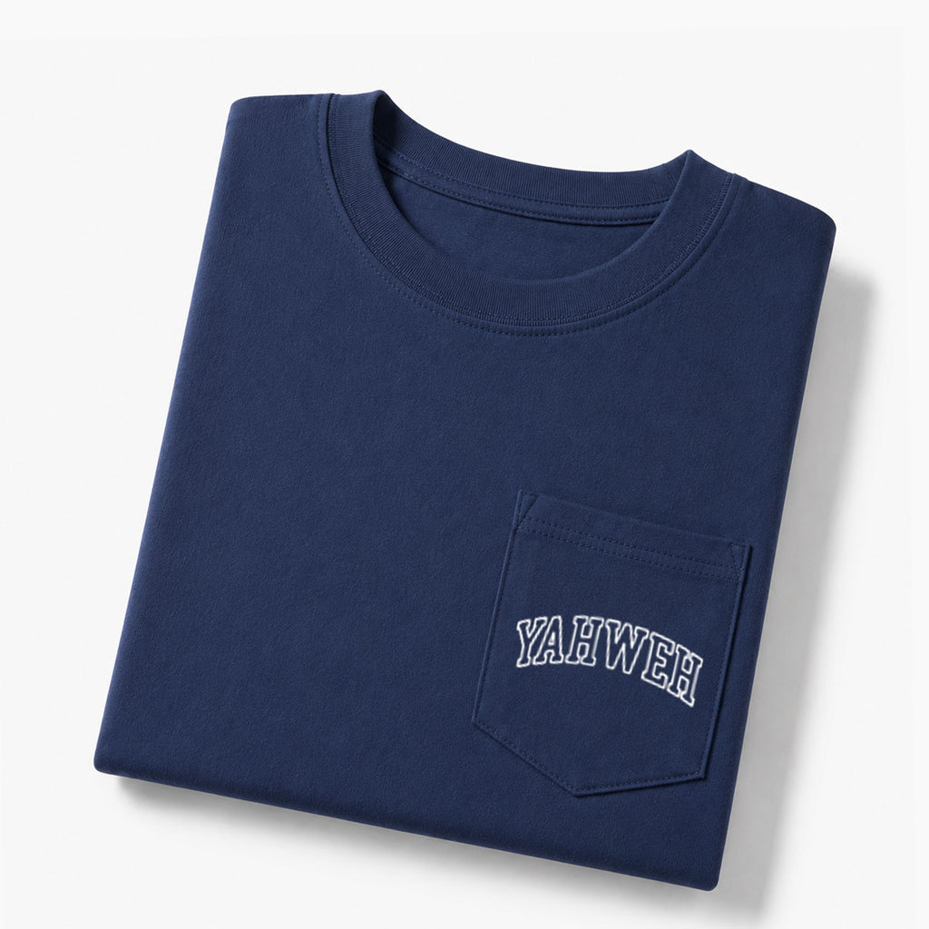 YAHWEH Christian Unisex Pocket T-Shirt