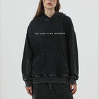 The Lord Is My Shepherd Christian Washed Hoodie