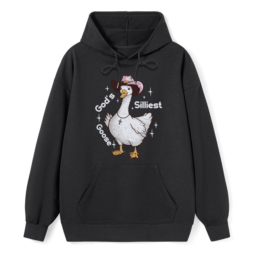 God's Silliest Goose Classic Christian Hoodie