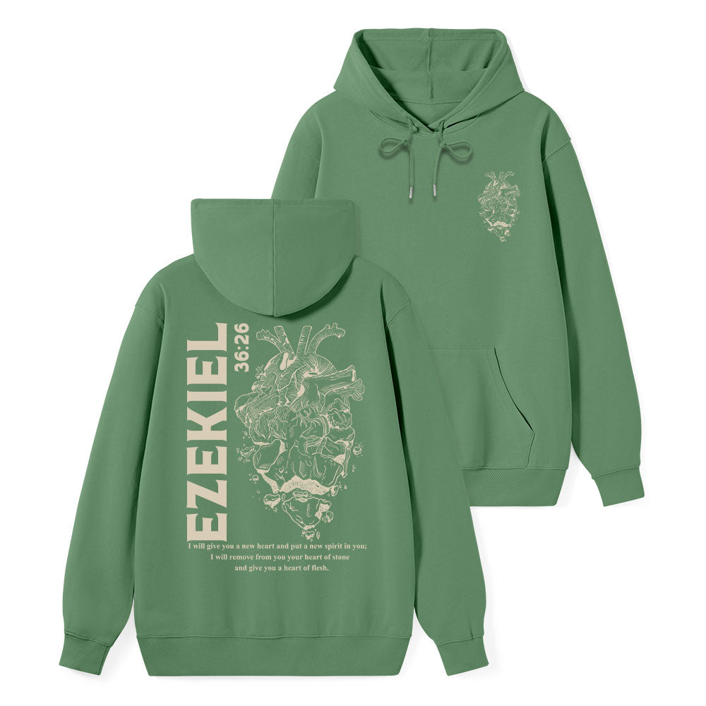 I Will Give You A New Heart And Put A New Spirit Classic Christian Hoodie