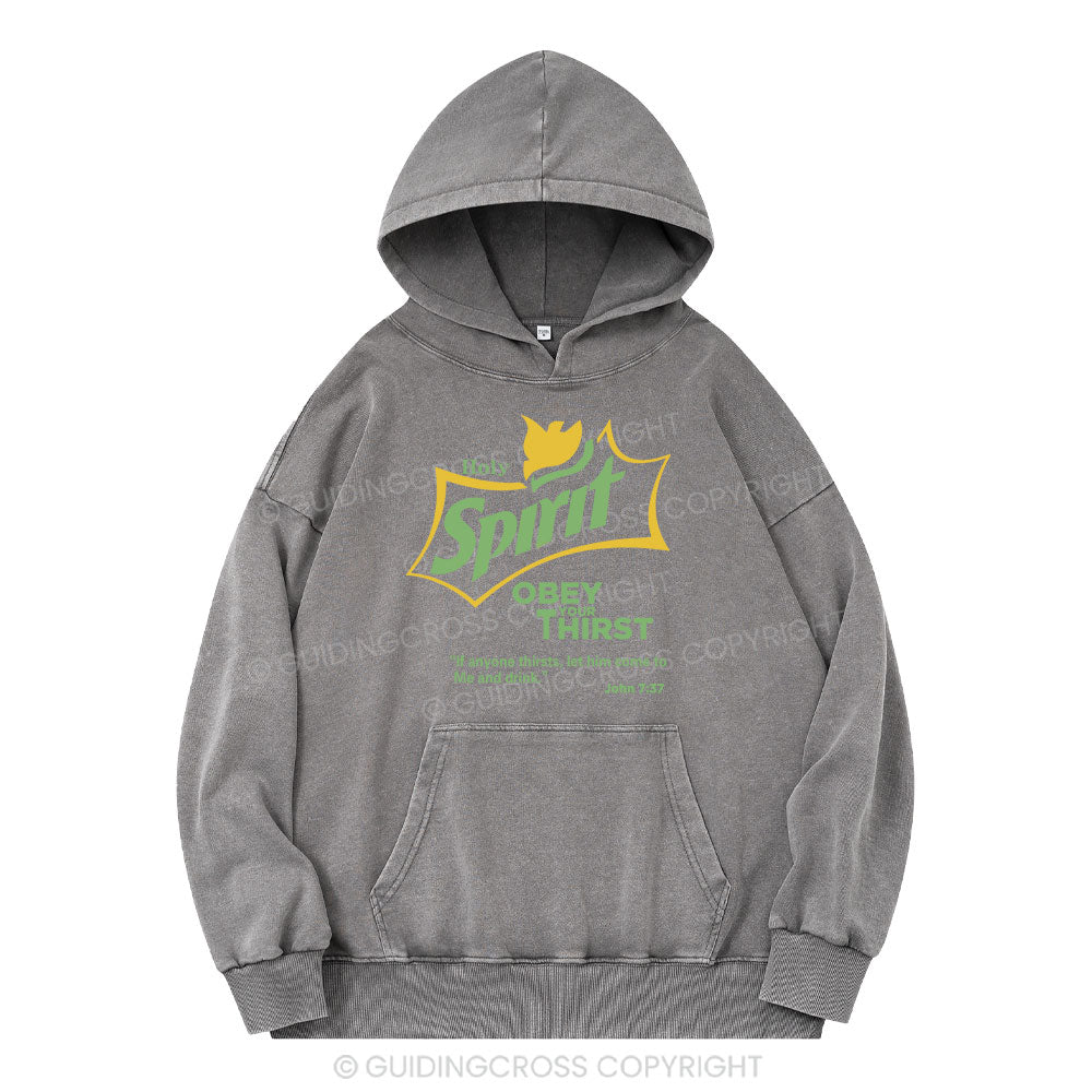 Holy Spirit Christian Washed Hoodie