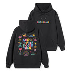 God Is Bigger Classic Christian Hoodie