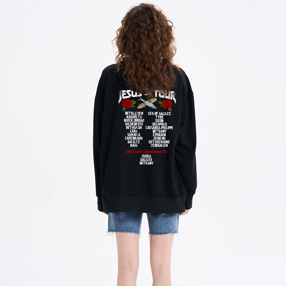 Jesus On Tour Classic Christian Hoodie