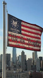 We The People Double-Sided House Flag ¨C 250 Years of Freedom Patriotic