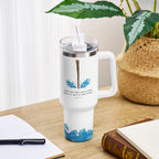 Then The Lord Said To Him What Is That In Your Hand Christian 40OZ Tumbler