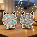 Morandi-Colored Cat/Dog Shaped Wooden Jigsaw Puzzle