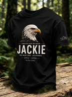 Men'S Forever Over Big Bear, Fly Free Jackie Printed Short-Sleeve T-Shirt