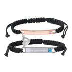 Magnetic Hearts Couples Bracelet