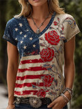 Women's 250th Anniversary Flash Diamond Printed T-shirt
