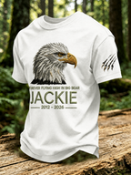 Men'S Forever Over Big Bear, Fly Free Jackie Printed Short-Sleeve T-Shirt