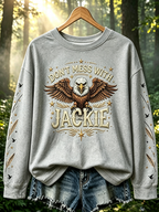 Women's Fly Free Jackie Print Casual Sweatshirt