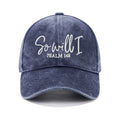 So Will I Christian Washed Hat