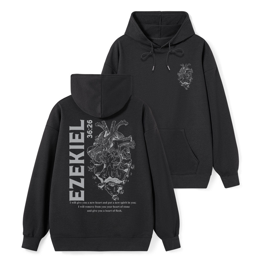 I Will Give You A New Heart And Put A New Spirit Classic Christian Hoodie