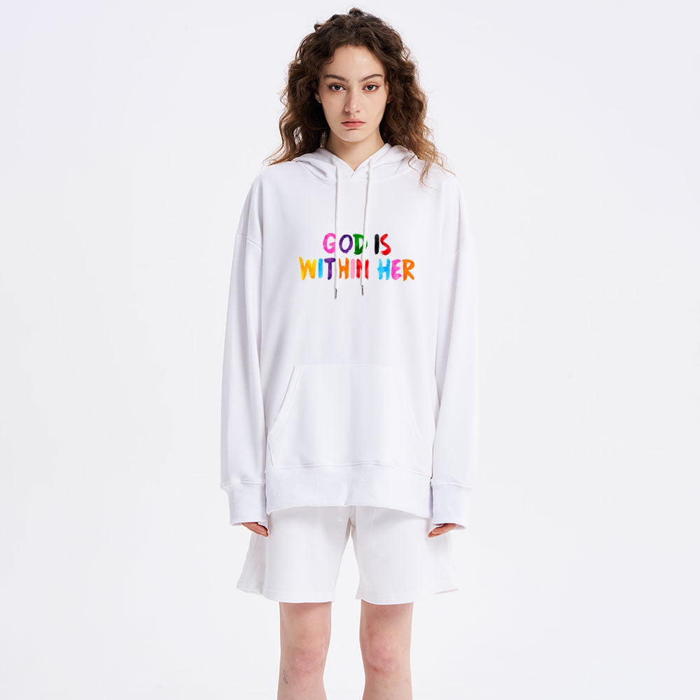 God Is Within Her She Will Not Fall Classic Christian Hoodie