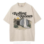 The Stone Was Rolled Away Christian Washed T-Shirt