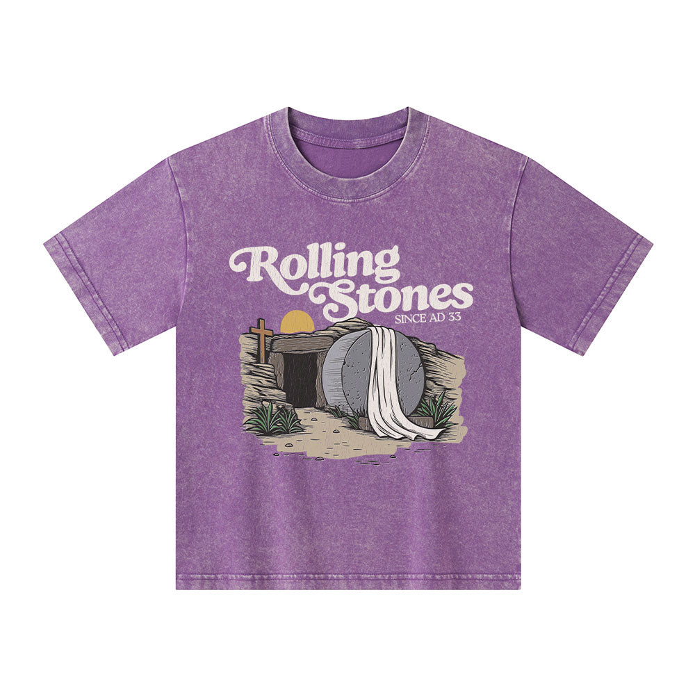 The Stone Was Rolled Away Kid Washed T-Shirt
