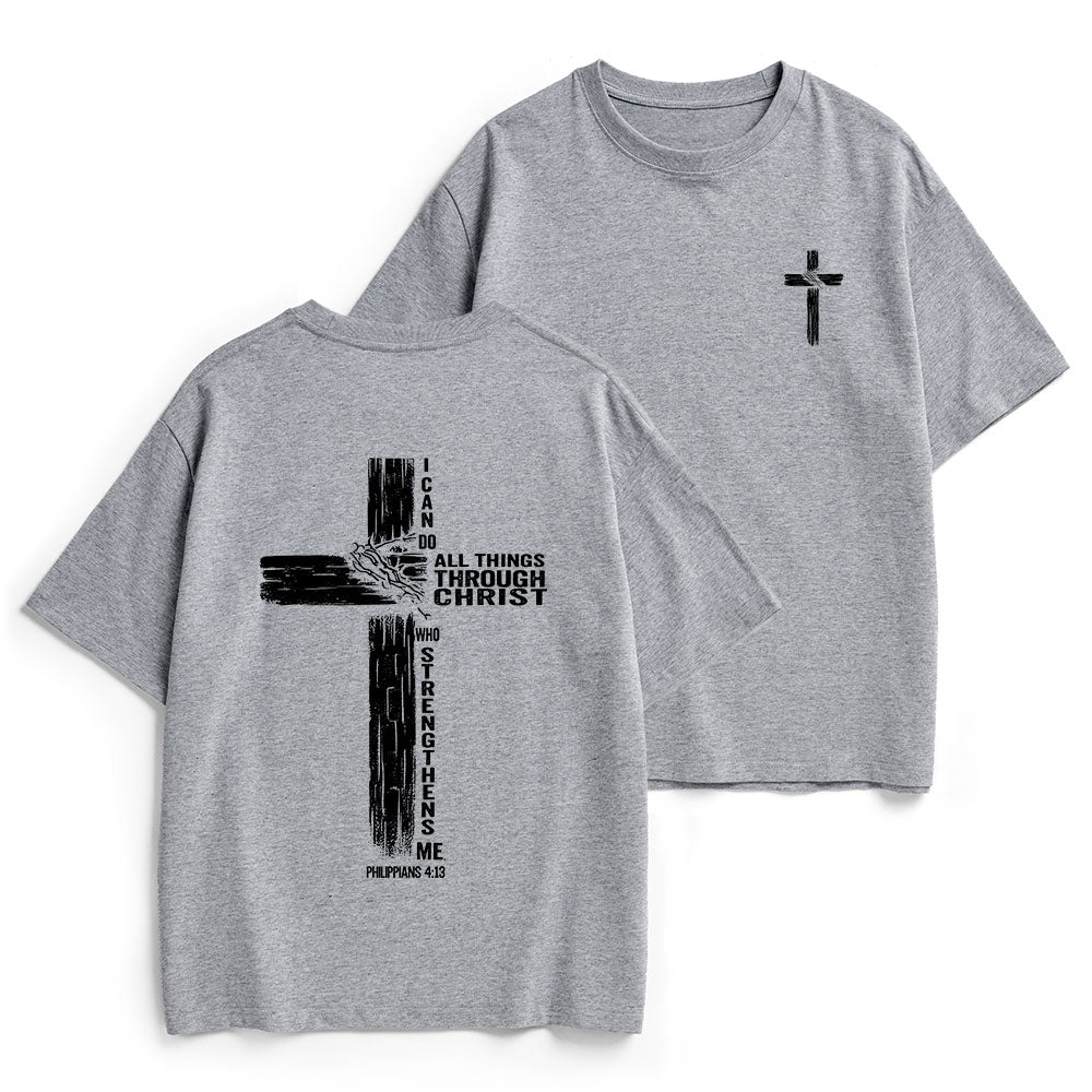 I Can Do All Things Through Christ Christian Heavy Cotton T-Shirt
