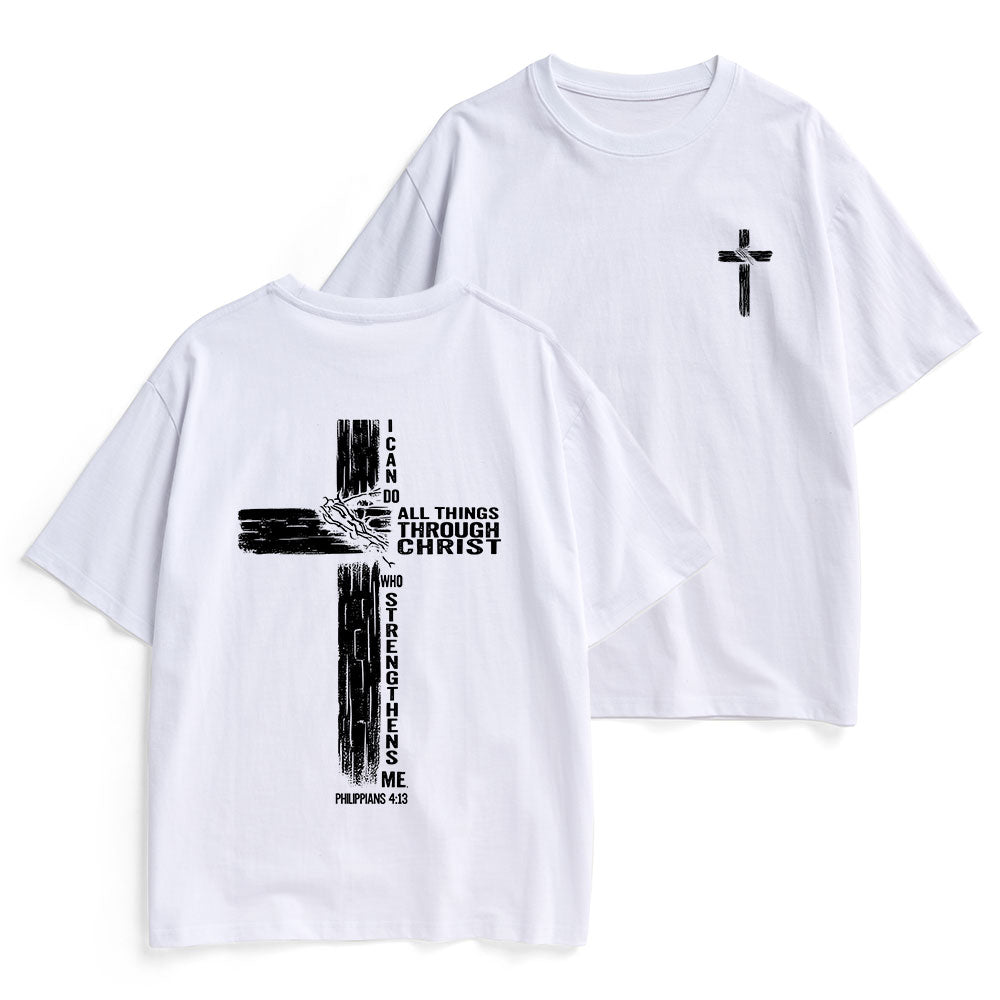 I Can Do All Things Through Christ Christian Heavy Cotton T-Shirt