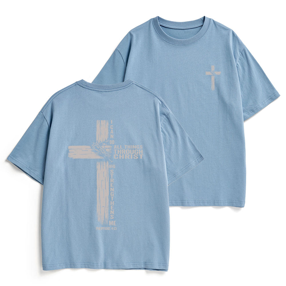 I Can Do All Things Through Christ Christian Heavy Cotton T-Shirt