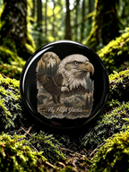Unisex Retro Fly High Jackie Pin-Back Button