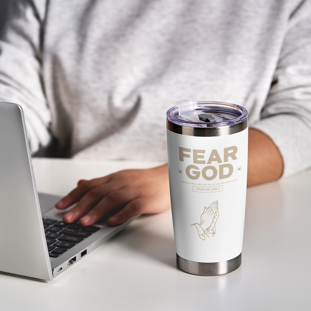 Fear God  Christian 20OZ Tumbler