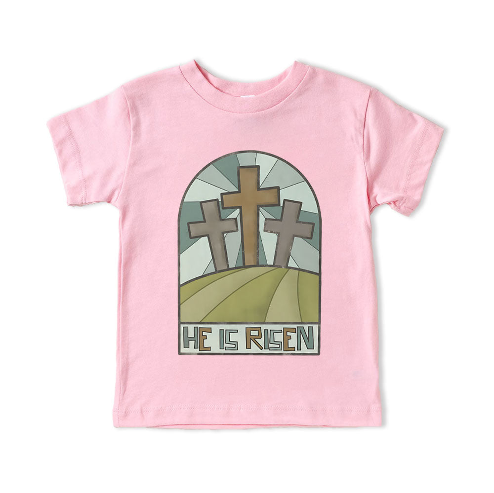 He Is Risen Christian Kid T-Shirt