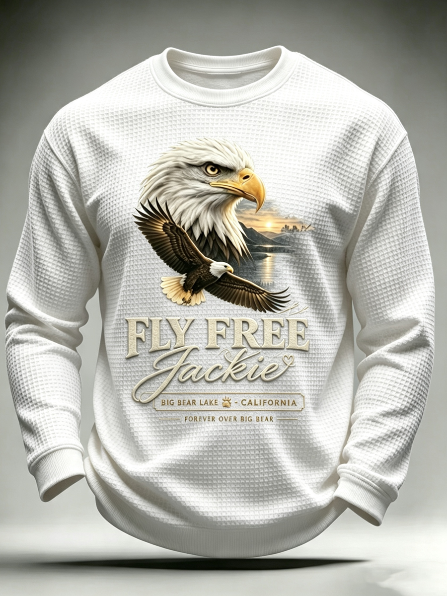 Men'S Casual Bald Eagle