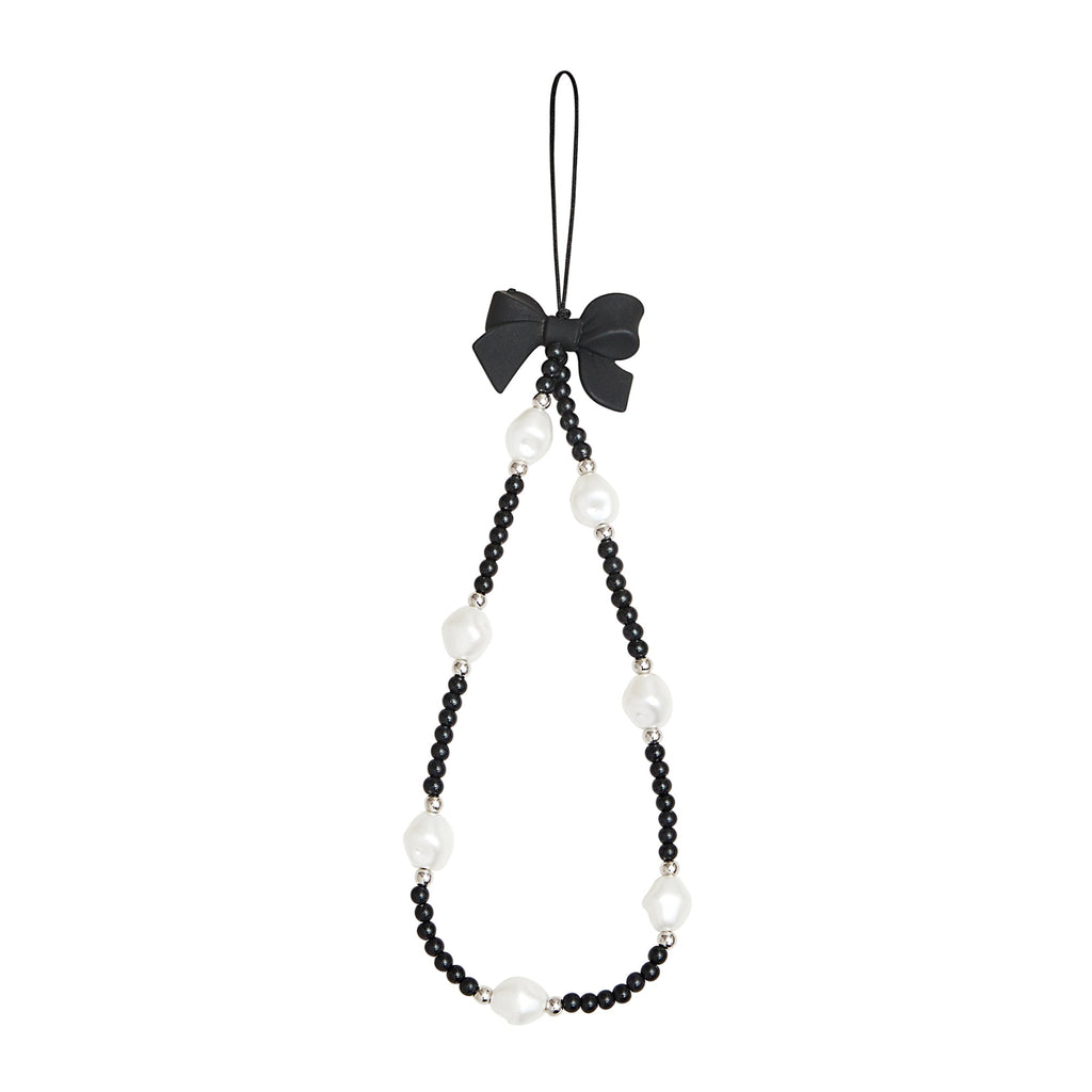 Bowknot Beaded Phone Charm