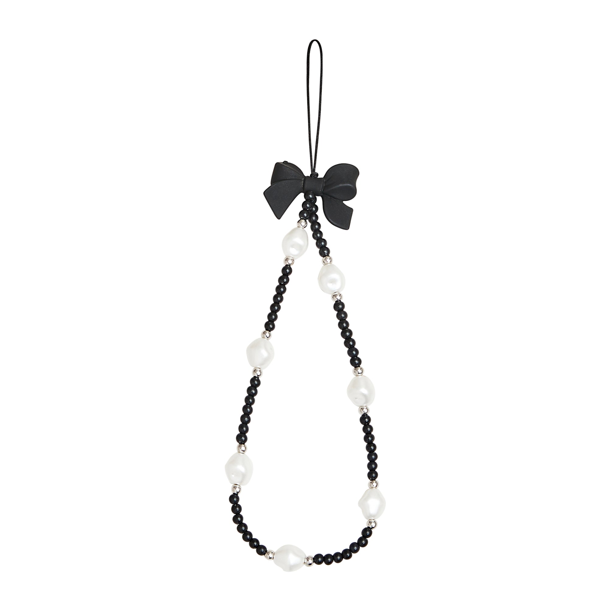 Bowknot Beaded Phone Charm