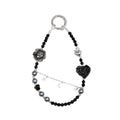Dark Romance Beaded Phone Charm