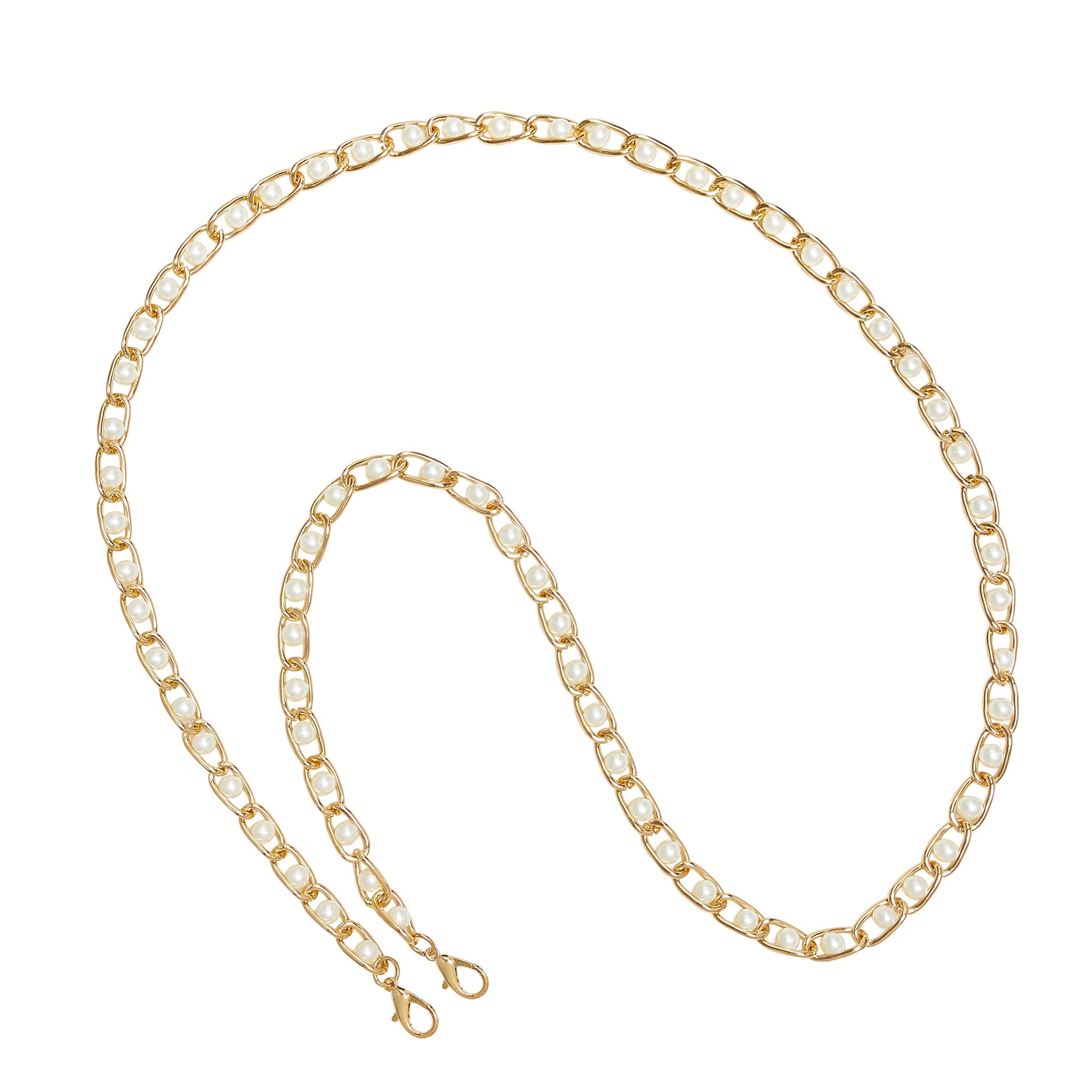 Metallic Pearl Cross-body Phone Strap