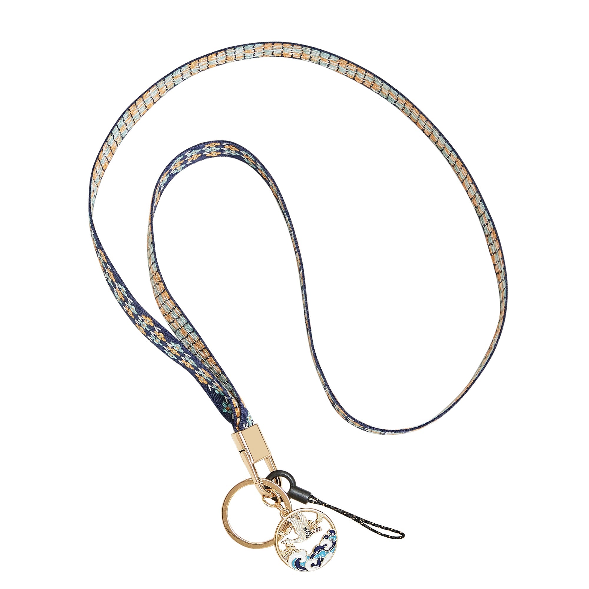 Exotic Lucky Phone Strap with Keyring