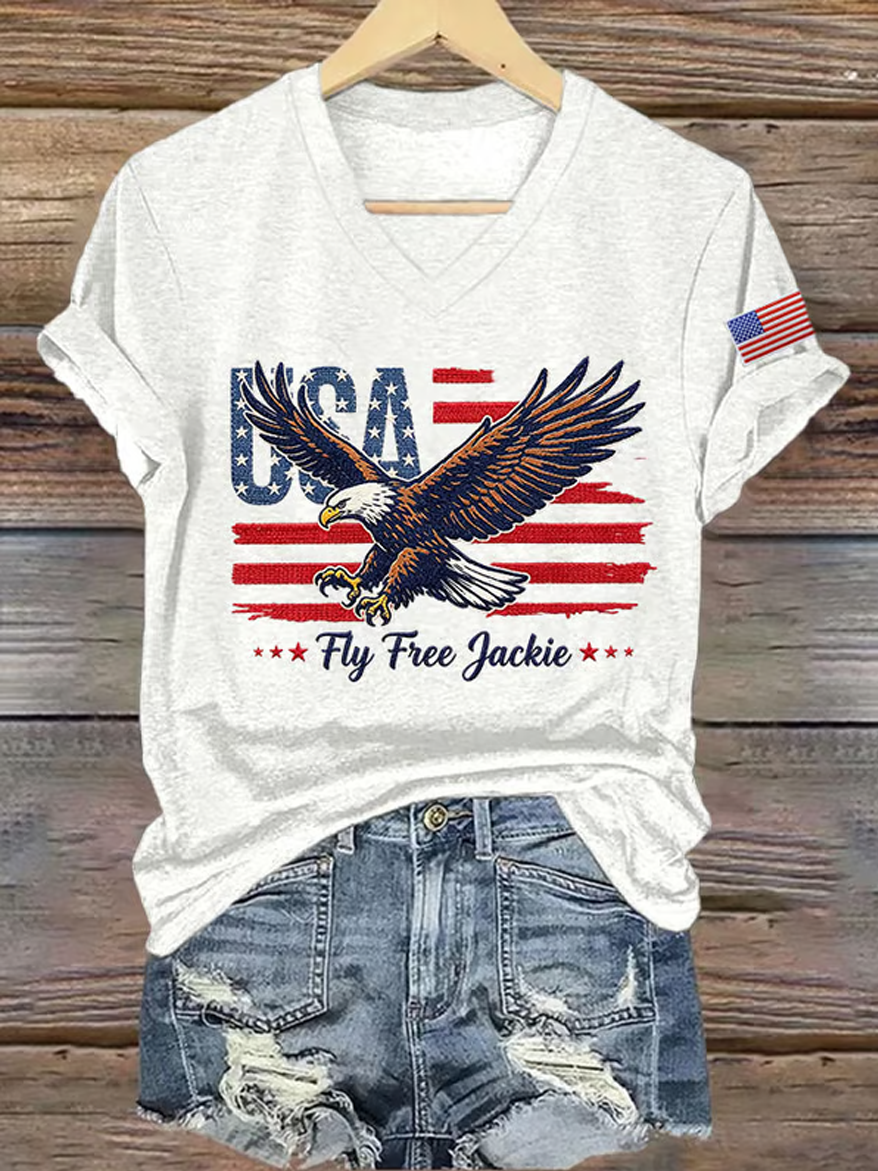 Women's Fly Free Jackie Print T-shirt