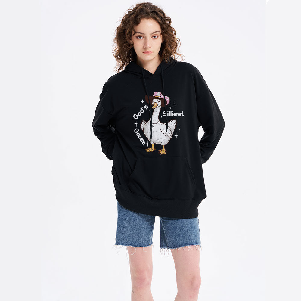 God's Silliest Goose Classic Christian Hoodie