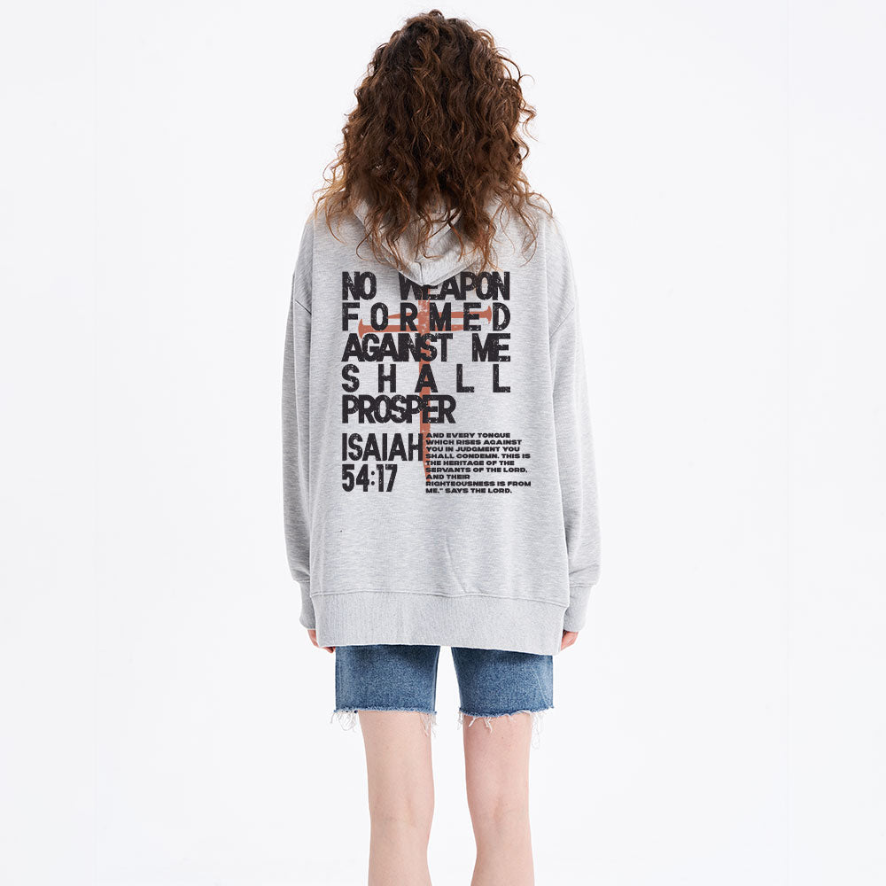 No Weapon Classic Christian Hoodie