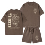 I Will Give You A New Heart And Put A New Christian Washed T-Shirt & Shorts