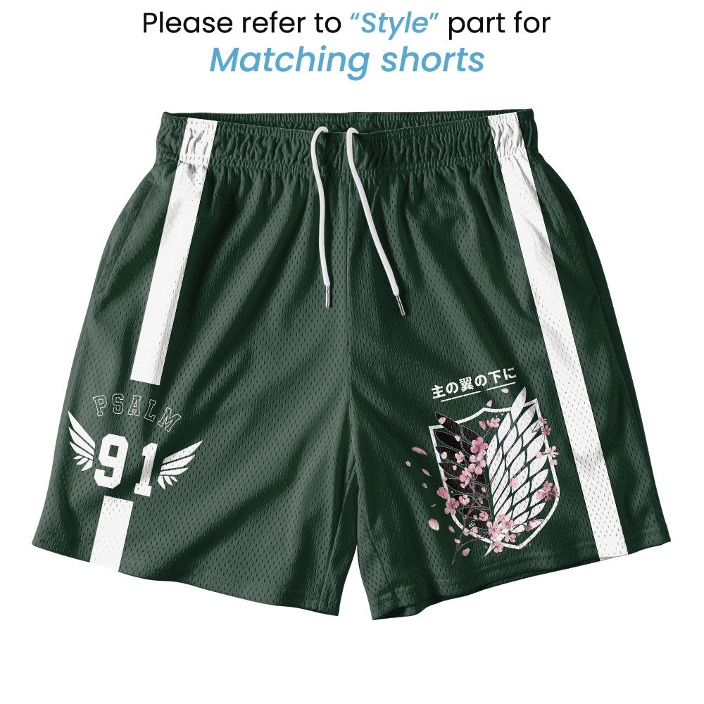 Under His Wings Christian Mesh Jersey