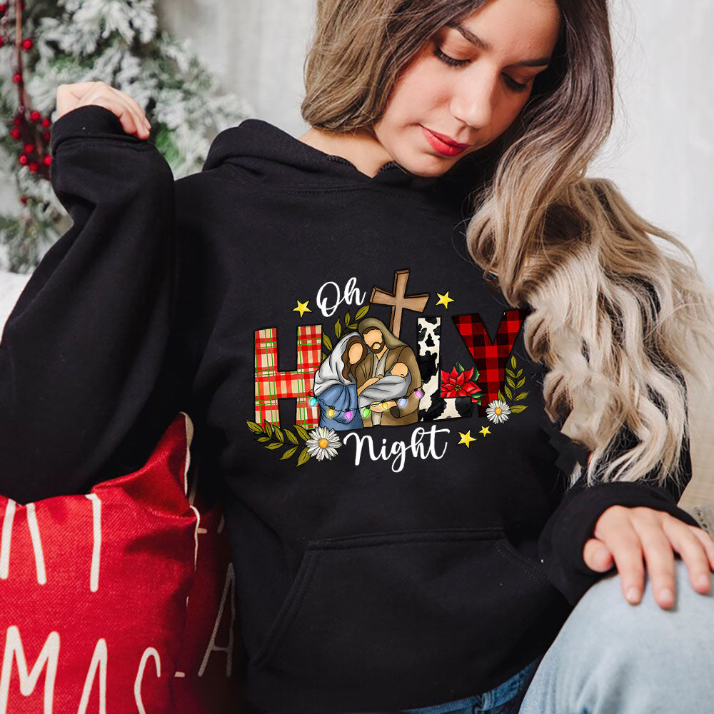 Oh Holy Night Christmas Hoodie