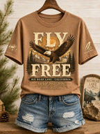 Women's Fly Free Jackie Print Tee