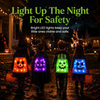 Halloween Colorful Candy Bags Led Light-up Gift Bags
