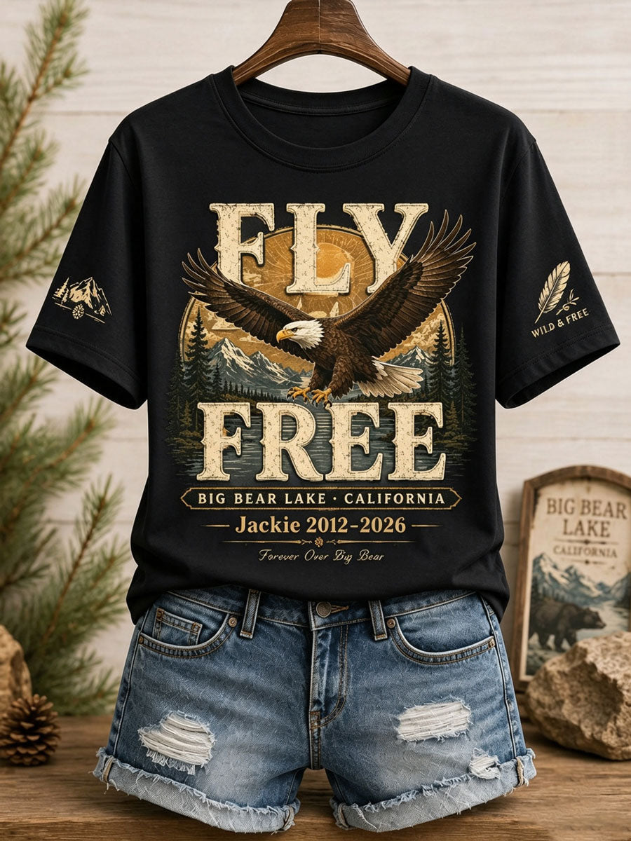 Women's Fly Free Jackie Print Tee