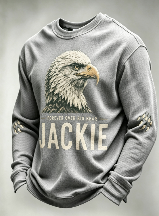Men'S Fly Free Jackie Print Casual Sweatshirt