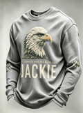 Men'S Fly Free Jackie Print Casual Sweatshirt